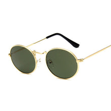 Load image into Gallery viewer, Retro Oval Sunglasses Women 2019 Luxury Brand Designer Vintage Small Black Red Yellow Shades Sun Glasses Female Oculos UV400