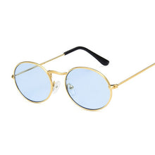 Load image into Gallery viewer, Retro Oval Sunglasses Women 2019 Luxury Brand Designer Vintage Small Black Red Yellow Shades Sun Glasses Female Oculos UV400