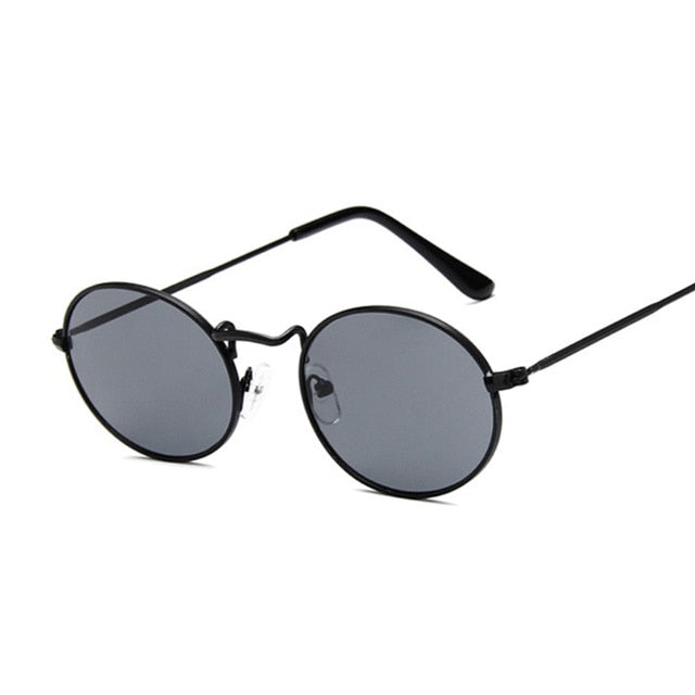 Retro Oval Sunglasses Women 2019 Luxury Brand Designer Vintage Small Black Red Yellow Shades Sun Glasses Female Oculos UV400