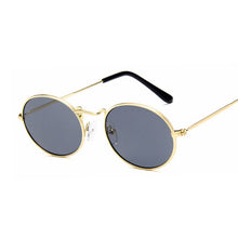 Load image into Gallery viewer, Retro Oval Sunglasses Women 2019 Luxury Brand Designer Vintage Small Black Red Yellow Shades Sun Glasses Female Oculos UV400